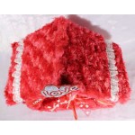 Valentines Special Beautiful Plush Red Love Hut with Couple Teddy Bears Valentines Special Beautiful Plush Red Love Hut with Couple Teddy Bears
